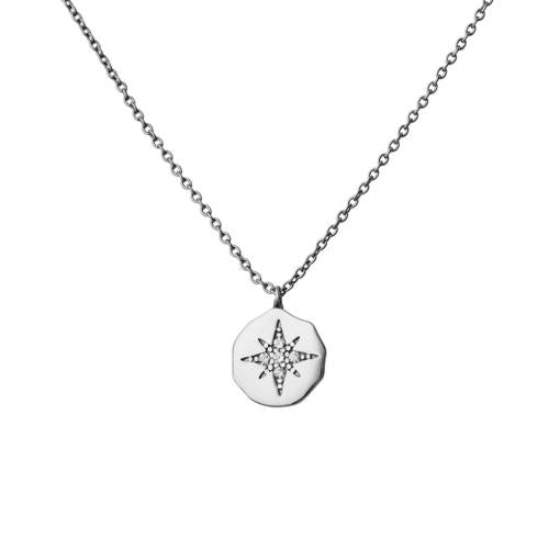 SS DISC NECKLACE