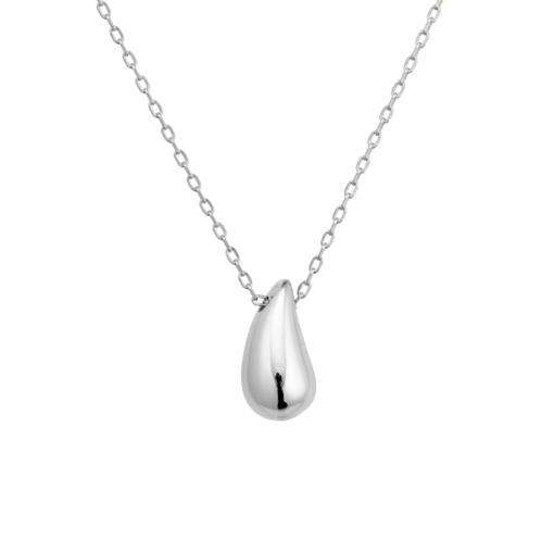 SS TEARDROP PENDANT NECKLACE