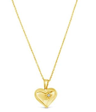 SS / YGP HEART LOCKET NECKLACE