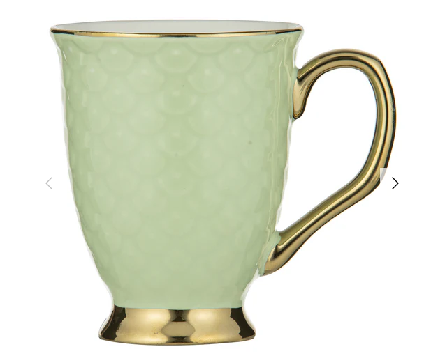 GREEN/GOLD MUG