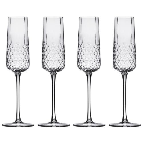 JASPER 4PK CHAMPAGNE GLASSES