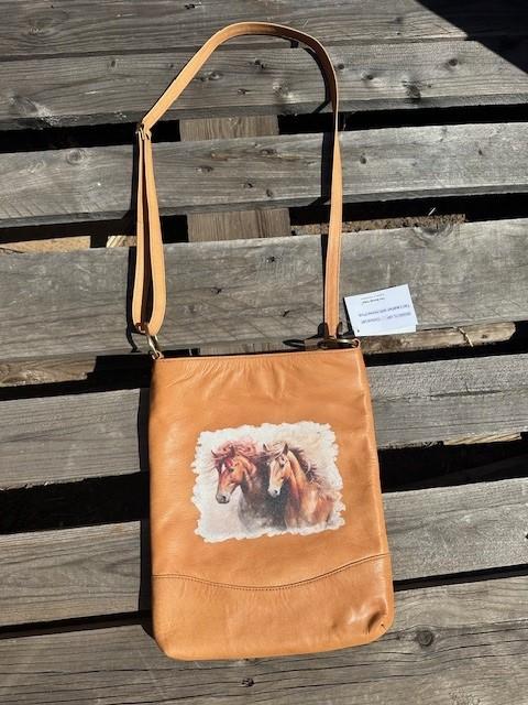 TAN LEATHER BAG