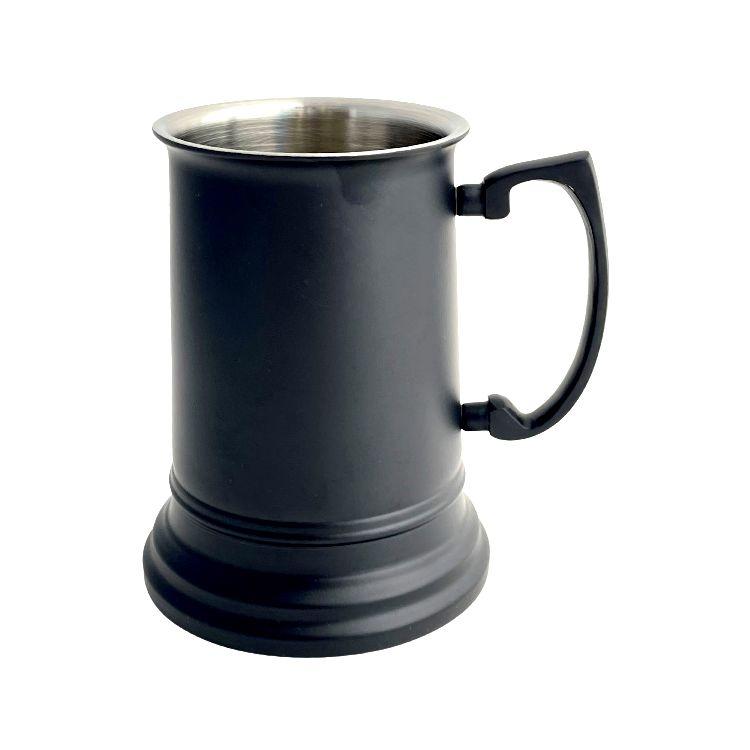 BLACK STAINLESS STEEL MUG