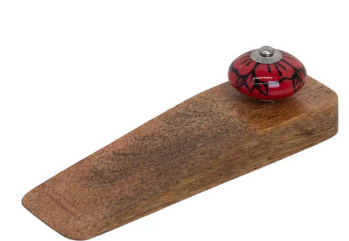 JAYDA DOOR STOP - NATURAL & RED