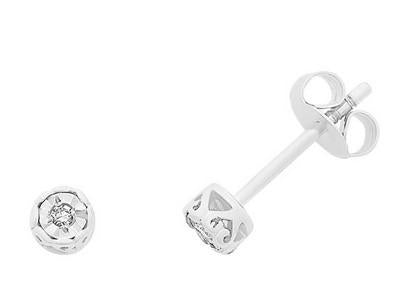 9WG DIAMOND EARRING STUDS