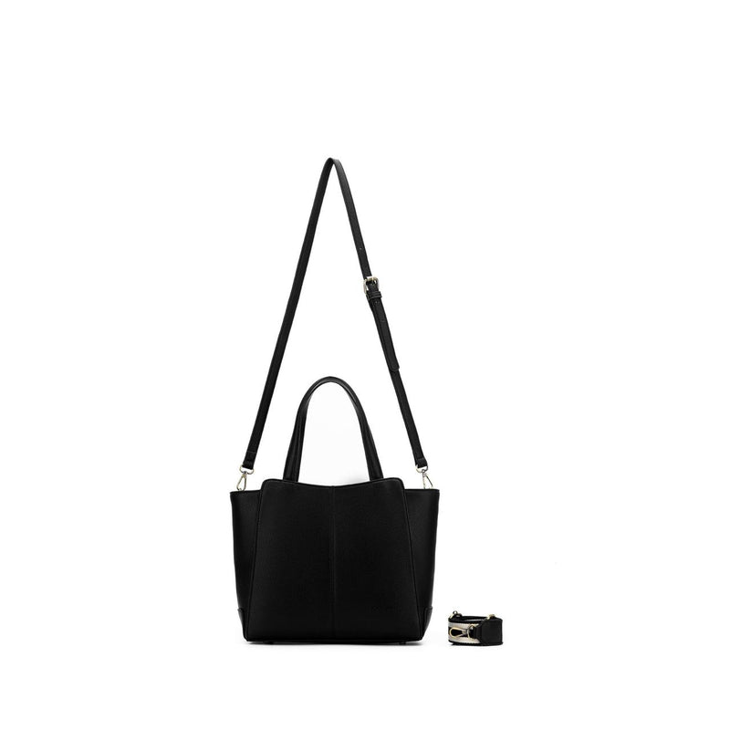 PENELOPE 3 PCE HANDBAG SET BLACK