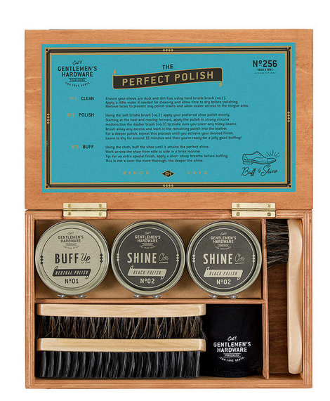 SHOE SHINE CIGAR BOX