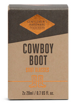 COWBOY BOOT SHOT GLASSES SET OF 2