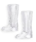 COWBOY BOOT SHOT GLASSES SET OF 2