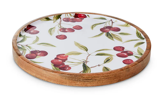 CHERRY ROUND PLATTER