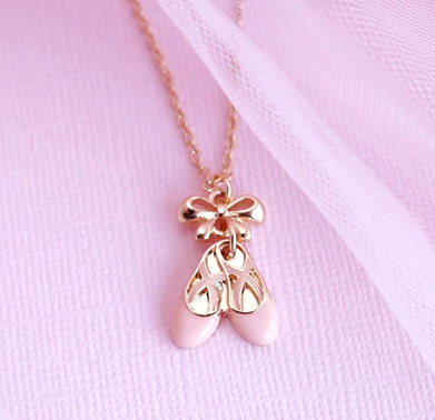 BALLET SLIPPERS NECKLACE