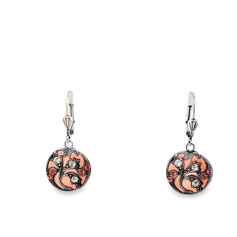 AU BOUT DES REVES ORANGE DROP EARRINGS