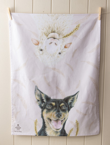 FARMYARD FACES 2PK KITCHEN TOWEL