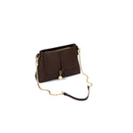 SARAFINA CHOCOLATE SHOULDER BAG