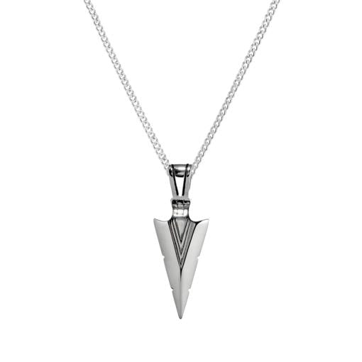 STAINLESS STEEL SPEAR HEAD NECKLACE