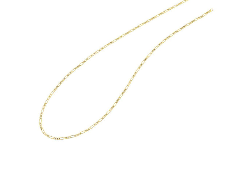 9CT YELLOW GOLD SILVER FILLED 5OCM NECKLACE