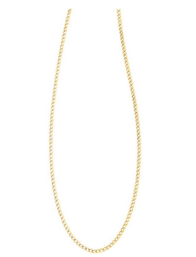 9CT YELLOW GOLD SILVER FILLED CHAIN