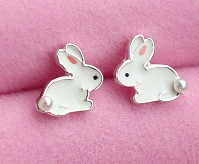 MIA THE BUNNY STUD EARRINGS