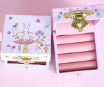 TEA PARTY CUPCAKE EARRINGS IN BUNNY BOX