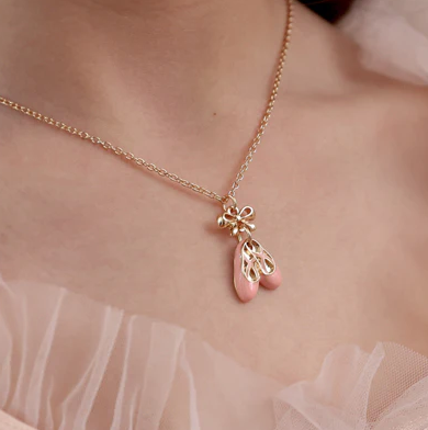 BALLET SLIPPERS NECKLACE