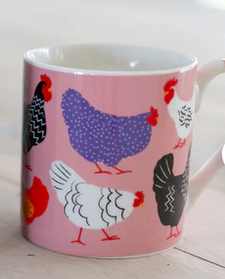 CERAMIC MUG - BRIGHT HEN