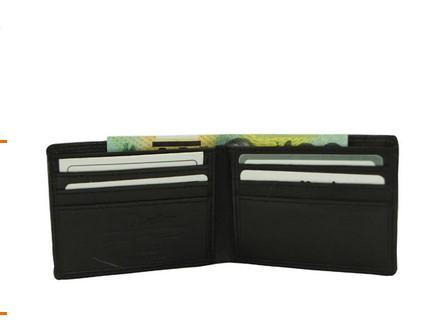 BLACK SHEEPSKIN WALLET