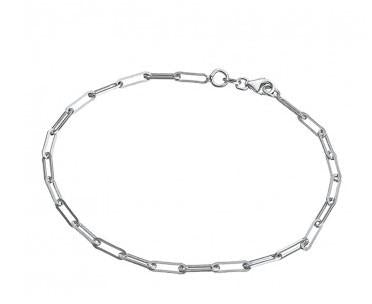 SS OBLONG LINK ANKLET