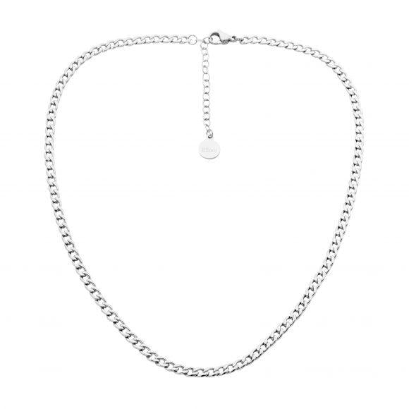 S STEEL CURB CHAIN NECKLACE